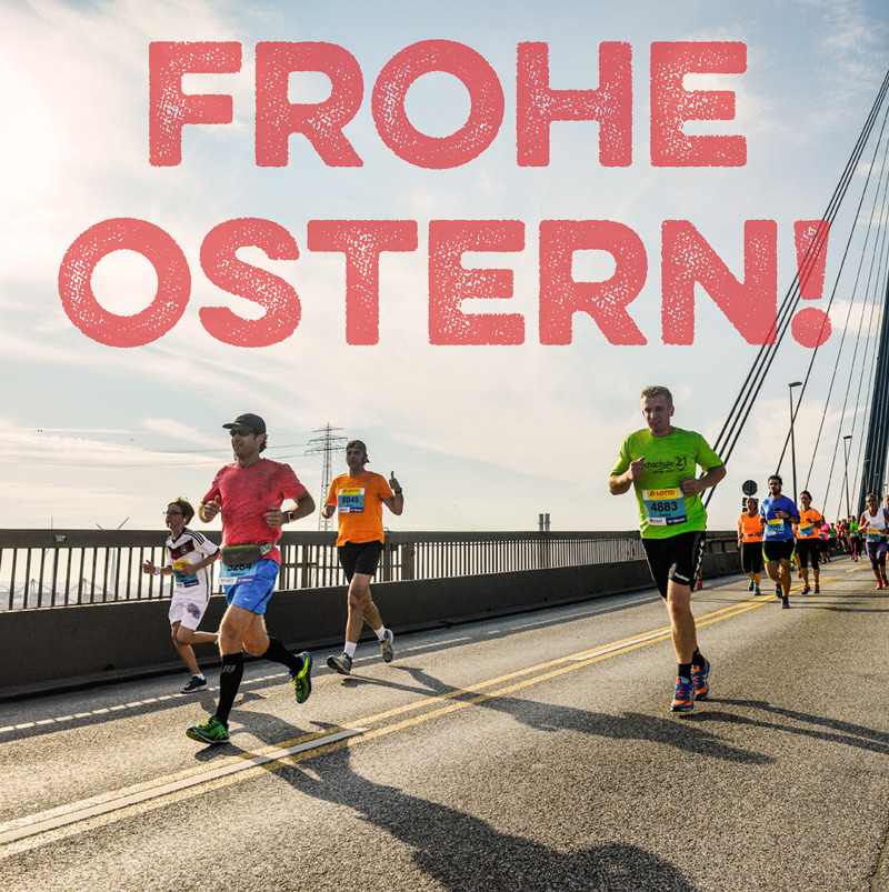 Frohe Ostern an alle Laufhasen!